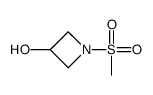 1-甲磺酰基氮杂环丁烷-3-醇结构式