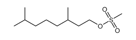 3,7-dimethyloctyl methanesulfonate Structure