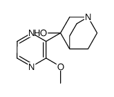 3-(3-methoxypyrazin-2-yl)-1-azabicyclo[2.2.2]octan-3-ol结构式