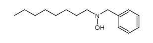 N-Benzyl-N-octylhydroxylamine结构式