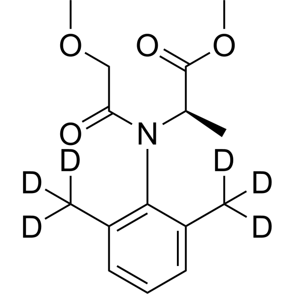 Metalaxyl-M-d6 Structure