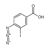 4-azido-3-iodobenzoic acid Structure