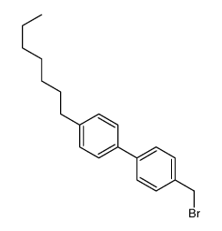 1-(bromomethyl)-4-(4-heptylphenyl)benzene结构式