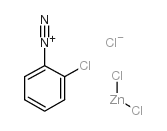 2-chlorobenzenediazonium tetrachlorozincate (2:1)结构式