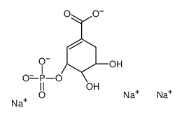 莽草酸-3-磷酸三钠盐结构式