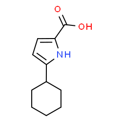 5-环己基-1H-吡咯-2-羧酸结构式