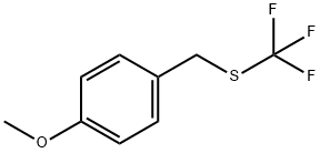 (4-methoxybenzyl)(trifluoromethyl)sulfane Structure