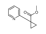 METHYL 1-(PYRIDIN-2-YL)CYCLOPROPANECARBOXYLATE结构式