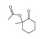 2-acetoxy-2-methyl-cyclohexanone Structure