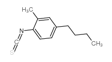 4-正丁基-2-甲基苯基氰酸酯结构式