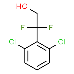 2-(2,6-二氯苯基)-2,2-二氟乙烷-1-醇结构式