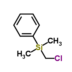 Chloromethyldimethylphenylsilane Structure