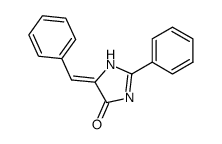 2-Phenyl-4-benzylidene-2-imidazoline-5-one structure