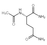 乙酰基-L-谷氨酰胺结构式