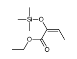 ethyl 2-trimethylsilyloxybut-2-enoate结构式