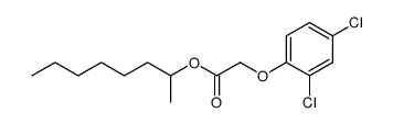 (2,4-二氯苯氧基)乙酸辛-2-基酯结构式