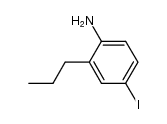 4-iodo-2-n-propylaniline Structure