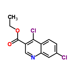 4,7-二氯喹啉-3-羧酸乙酯结构式