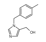 1-(4-methylbenzyl)-1H-5-hydroxymethylimidazole结构式