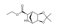 ethyl (3aS,4R,6R,7R,7aR)-2,2-dimethylhexahydro-4,7-methano[1,3]dioxolo[4,5-c]pyridine-6-carboxylate Structure