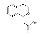 2-(异苯并二氢吡喃-1-基)乙酸结构式