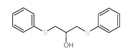 1,3-bis(phenylsulfanyl)propan-2-ol结构式