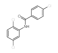 Benzamide,4-chloro-N-(2,5-dichlorophenyl)-结构式
