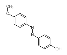 4-羟基-4'-甲氧基偶氮苯结构式