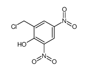 2-氯甲基-4,6-二硝基苯酚结构式