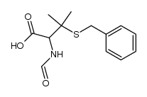 (+/-)-S-benzyl-N-formylpenicillamine结构式