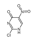 2-chloro-5-nitro-4(1H)-pyrimidinone结构式