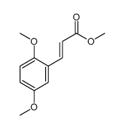 methyl 3-(2,5-dimethoxyphenyl)prop-2-enoate结构式