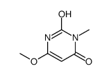6-methoxy-3-methyl-1H-pyrimidine-2,4-dione结构式