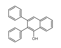 2,3-diphenyl-1-naphthol结构式
