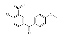 (4-chloro-3-nitrophenyl)-(4-methoxyphenyl)methanone Structure