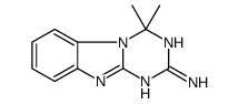 3,4-二氢-4,4-二甲基-1,3,5-噻嗪o[1,2-a]苯并咪唑-2-胺结构式