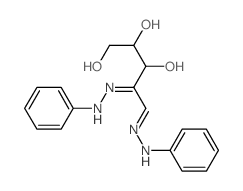 D-erythro-Pentos-2-ulose,bis(phenylhydrazone) (9CI)结构式