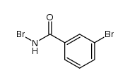 3-bromo-benzoic acid bromoamide Structure