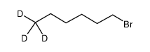 溴己烷-D3结构式