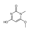 6-methoxy-1-methylpyrimidine-2,4-dione结构式
