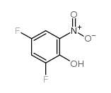 2,4-二氟-6-硝基苯酚结构式