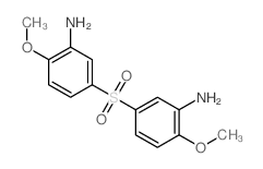 5-(3-amino-4-methoxy-phenyl)sulfonyl-2-methoxy-aniline结构式