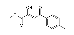 (Z)-methyl 2-hydroxy-4-(4-methylphenyl)-4-oxobut-2-enoate Structure