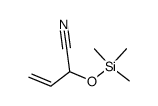 2-((trimethylsilyl)oxy)-3-butenenitrile结构式