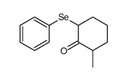 2-methyl-6-phenylselanylcyclohexan-1-one结构式