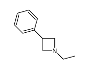 1-ethyl-3-phenylazetidine结构式