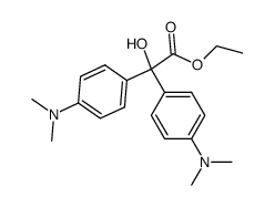 ethyl 2,2-bis(4-(dimethylamino)phenyl)-2-hydroxyacetate Structure