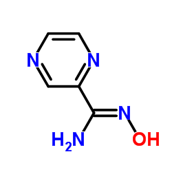Pyrazine-2-carboxamide oxime structure