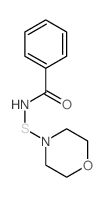 Benzamide,N-(4-morpholinylthio)- Structure