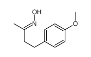 N-[4-(4-methoxyphenyl)butan-2-ylidene]hydroxylamine Structure
